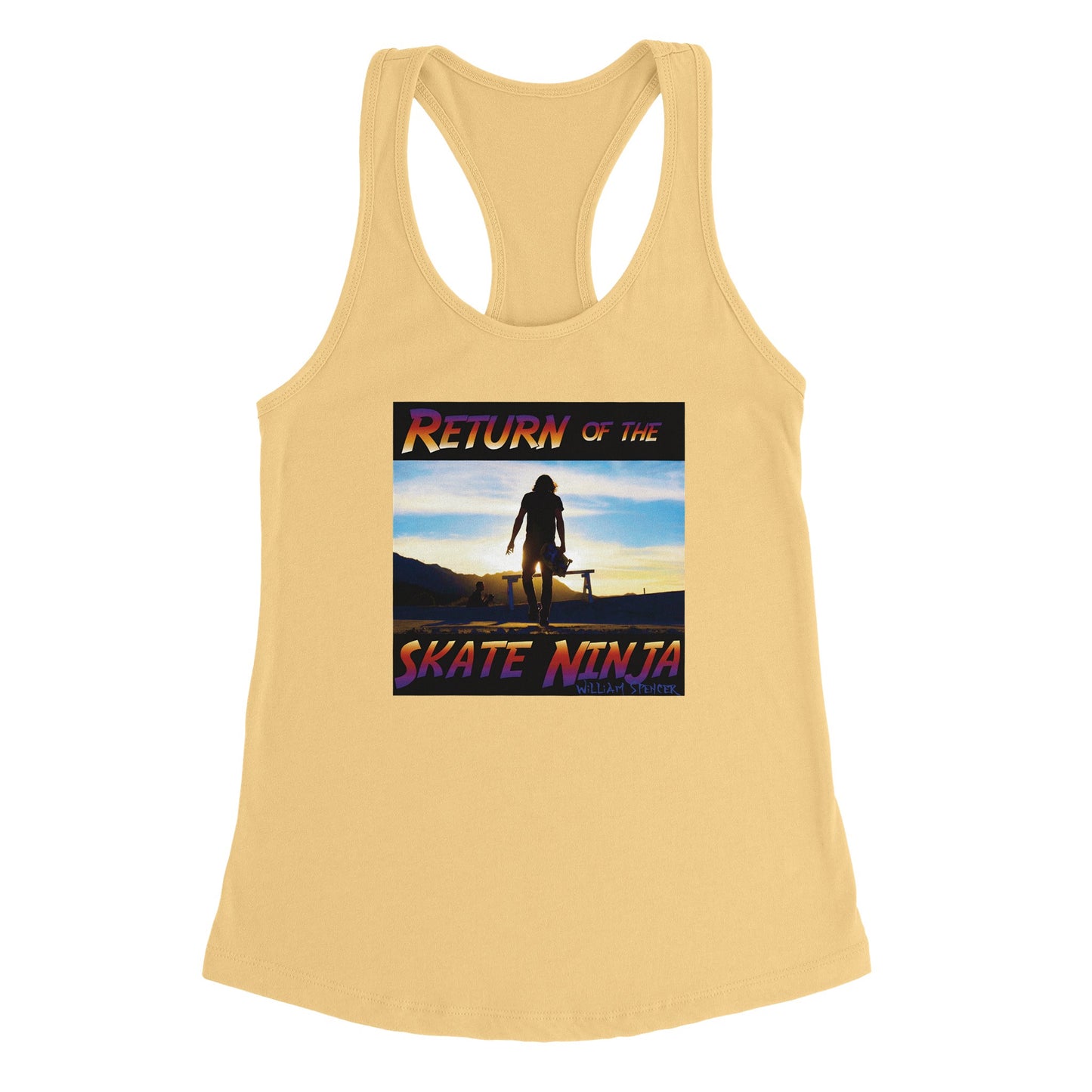 Return of the Skate Ninja - Women's Ideal Racerback Tank | Next Level 1533