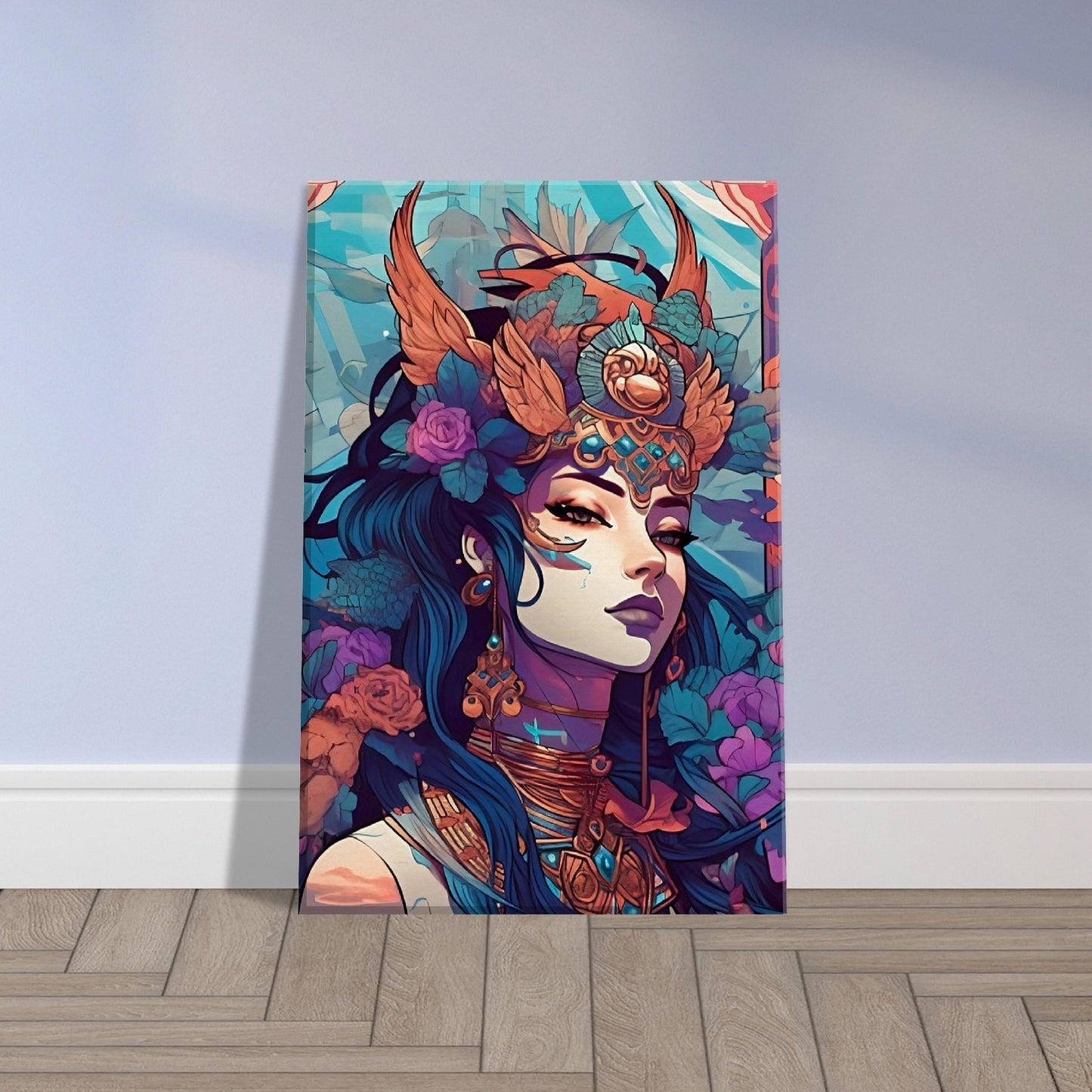 Goddess Warrior Shiva - Inspirational Canvas Wall Art